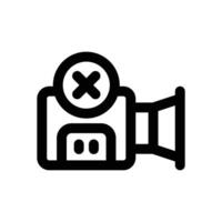 no line icon. Clean and minimalist icon for websites and mobile apps. vector