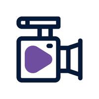 record duotone icon. Sleek and modern icon for websites, mobile apps, marketing materials, and corporate design. Fully scalable and ready to use. vector