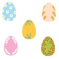 easter egg. on white background vector
