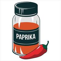 Seasoning container for culinary use isolated illustration vector