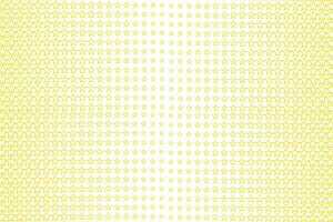 simple abstract soft light yellow color star blend halftone pattern golden star texture vector
