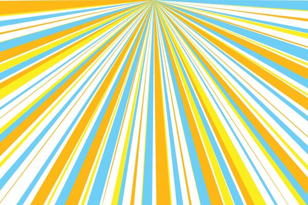 simple abstract dark light yellow sky color thin to thick vertical line sunburst pattern radiant burst of color