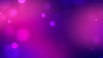 Abstract bokeh lights background with a vibrant purple and pink gradient video