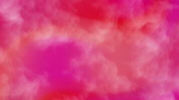 Pink and Red Cloudy Background Animation - Soft Dreamy Fog Texture Motion Loop video