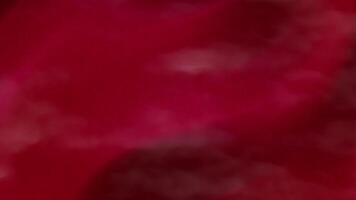 Red Abstract Cloudy Background Animation - Dark Fog Texture Motion Backdrop video