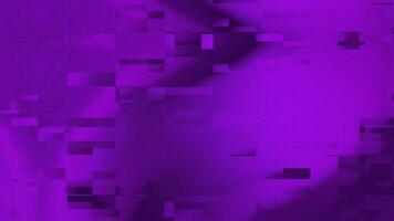 Purple Glitch Animation Abstract Digital Pixel Error Background video