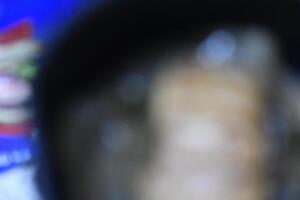 A blurry image of a food item photo