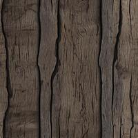 Seamless texture of old wood with rustic and weathered appearance, featuring dark brown tones and natural grain patterns. Ideal for backgrounds or design projects photo
