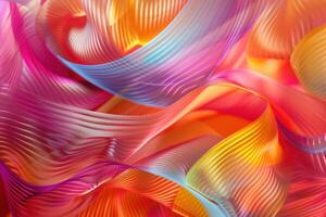 Abstract colorful abstract background with wavy lines photo