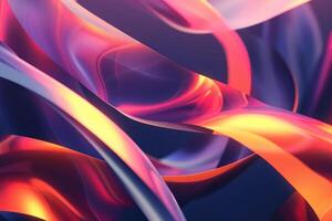 A colorful abstract background with a wave pattern photo