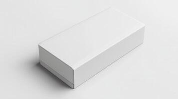 A white box sitting on a table photo