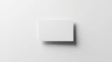 White square box on a white surface photo