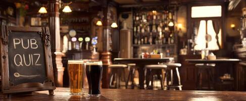 The inviting pub with a quiz night and freshly poured beers photo