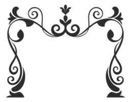 Intricate abstract lines, vintage scroll patterns, classic decorative frames. vector