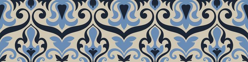 Vintage pattern border with abstract decorative lines. Persian carpet border. Room decoration carpet. vector