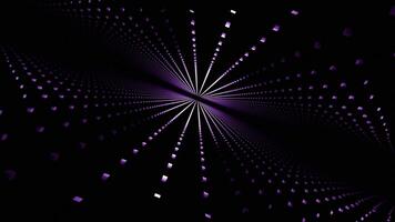 An Abstract Representation of Purple Light Rays Set Against a Dark Background for Contrast video