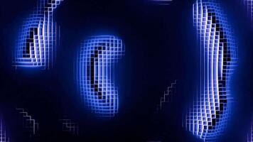 A dynamic blue abstract background animation captivates with vibrant colors and energy video