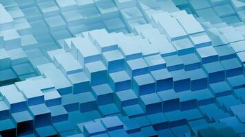 An Abstract Blue Cubes Background suitable for various Digital Themes and Designs video