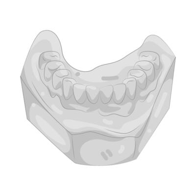 Illustration of Dental Mold