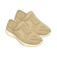 Illustration of Simple Sneakers vector