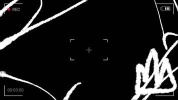 Viewfinder overlay displays a black screen with a red record indicator and a white 4k indicator video