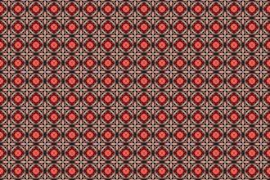 A red and black pattern with a diamond design vector