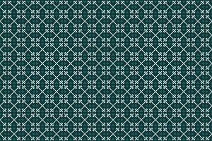 A green and white pattern with a geometric design vector