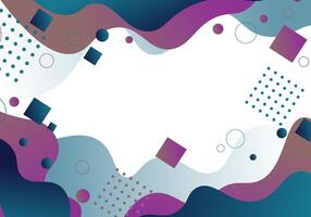 Abstract background with shapes and circles vector