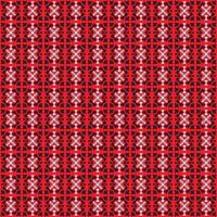 A red and black pattern with a pattern vector