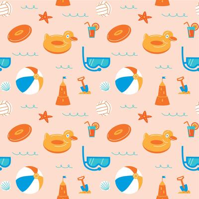 Elegant Summer Beige Seamless Pattern Background - Subtle Textured Design