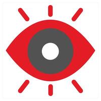 International Business concept in red filled color vector
