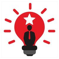 Content Duration icon concept in red filled color vector