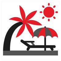 Business Books icon concept in red filled color vector