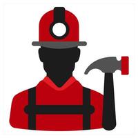 Water Power icon concept in red filled color vector