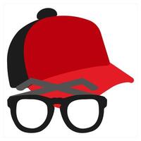 Finishing Work icon concept in red filled color vector