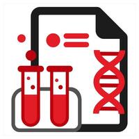 Planning concept in red filled color vector