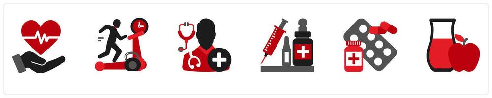 Six cinema icons in red and black as cinema movie, movies, new vector