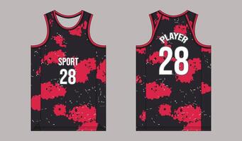 Sublimation Basketball Jerseys High Quality Custom Prints vector