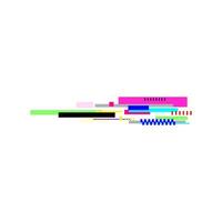 disruption glitch error cartoon illustration vector