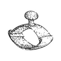 writing ink blotter sketch hand vector
