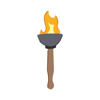 blaze torch fire illustration