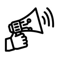 referral program invite line icon illustration vector