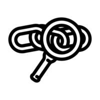 tracking affiliate program line icon illustration vector