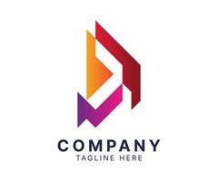 Abstract Colorful Geometric Property Logo for Business Branding vector