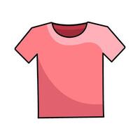 illustration of Red Tshirt vector