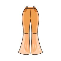 illustration of Bell Bottom vector