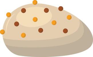 Yummy Dessert Chocolate in Cartoon Design vector