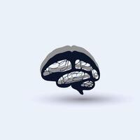 Neural Brain Icon Design for Innovation Business vector