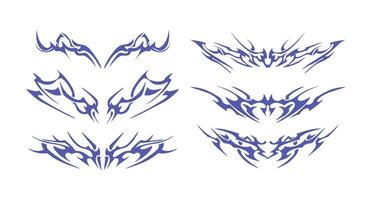 Art Bundle with Fusion Design - High-quality motifs inspired by tribal and abstract patterns. vector