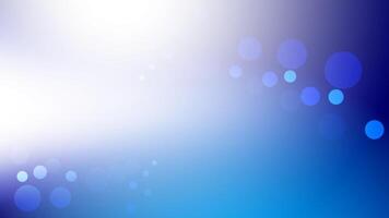 Abstract white and blue color background with bokeh light, circle shape pattern,illus vector